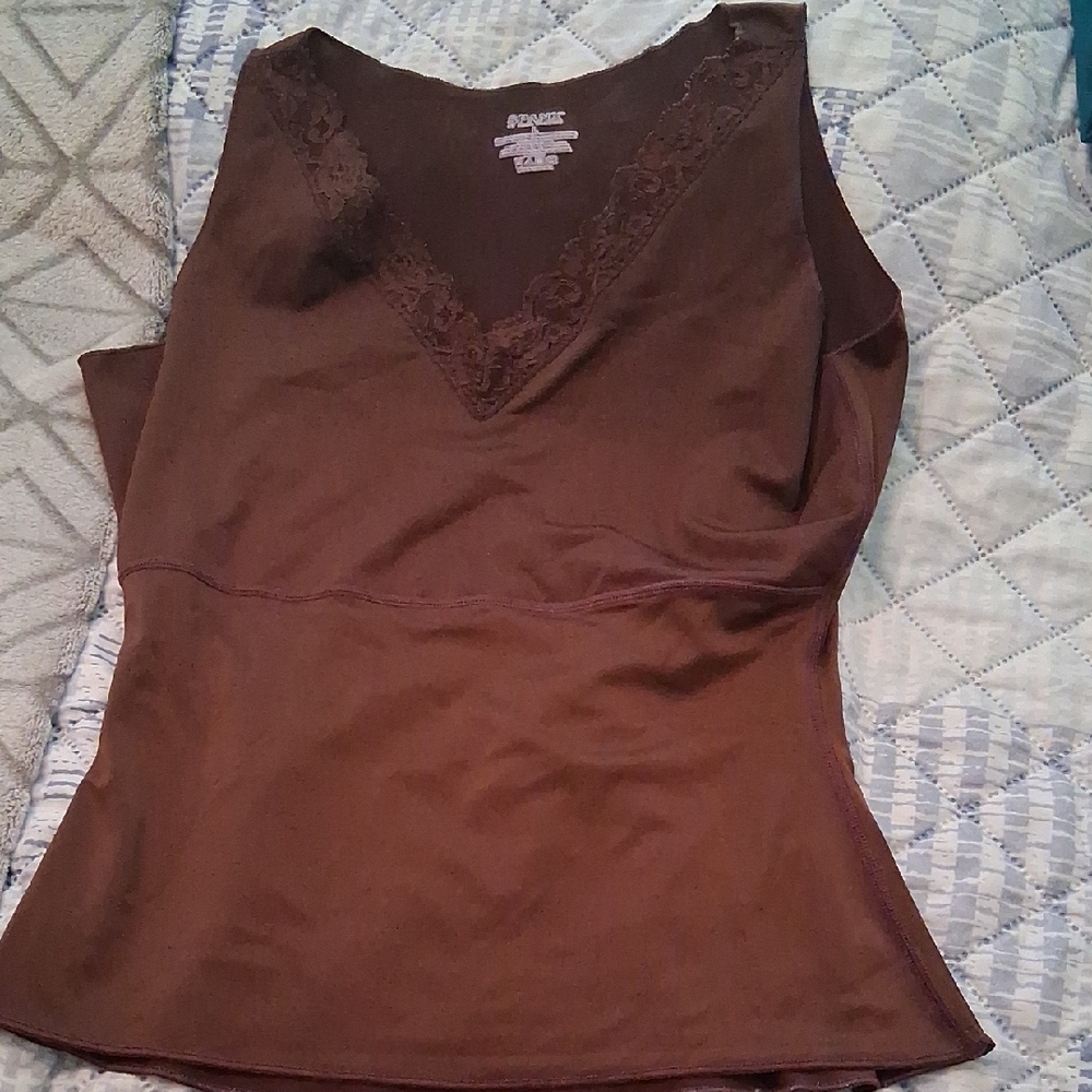Spanx Brown Cami LARGE Compression